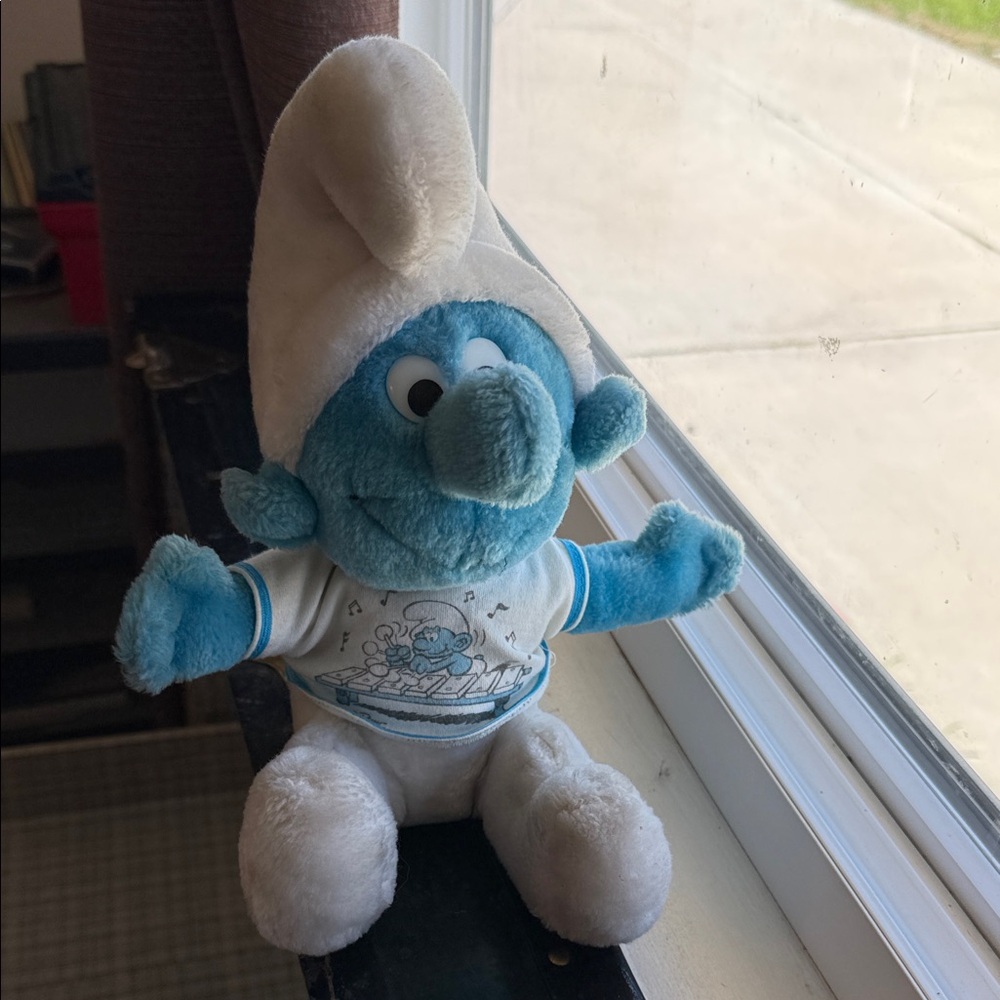 Musical box, Smurf, vintage mechanical